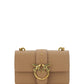 Beige Calf Leather Mini Shoulder Elegance