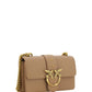 Beige Calf Leather Mini Shoulder Elegance