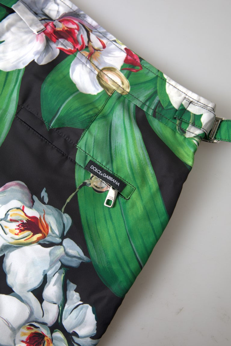 Elegant Floral Swim Shorts for the Stylish Man