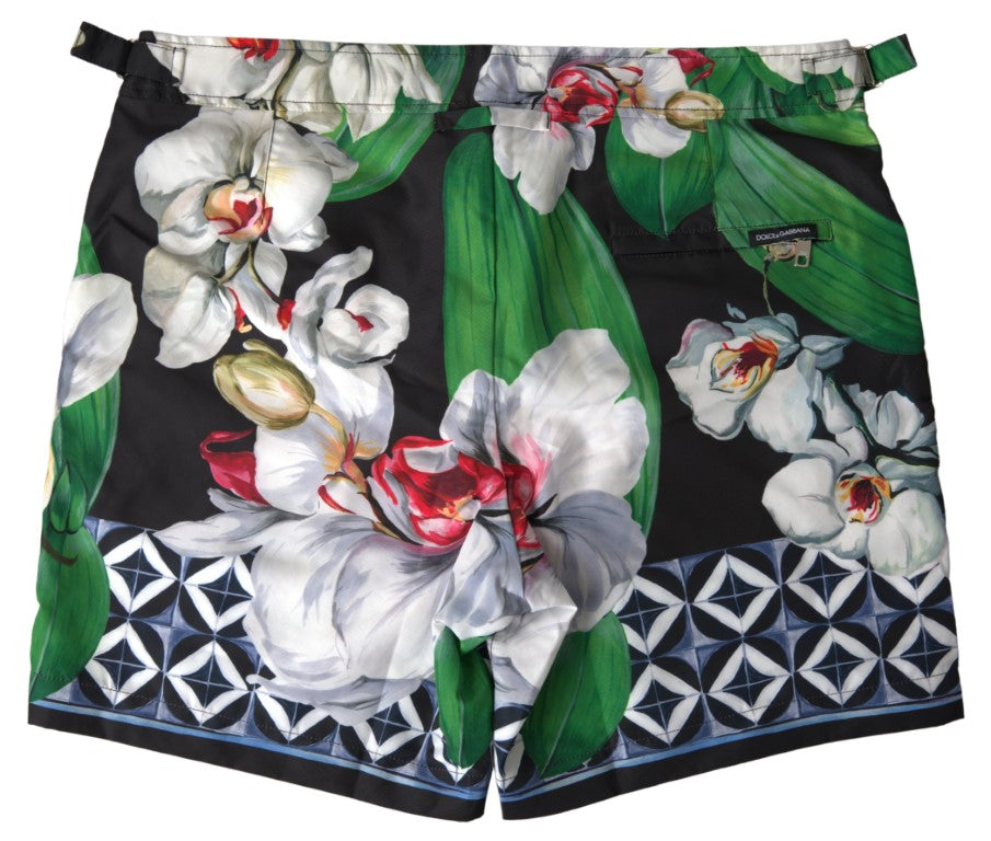 Elegant Floral Swim Shorts for the Stylish Man