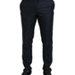 Elegant Slim Fit Black Three-Piece Suit