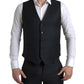 Elegant Black Martini Slim Fit 3-Piece Suit