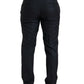 Elegant Black Silk Blend Martini Suit