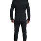 Sophisticated Black Two-Piece Martini Suit