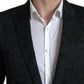Sophisticated Black Two-Piece Martini Suit