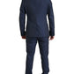 Elegant Dark Blue Slim Fit Designer Suit