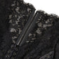Elegant Sheer Lace Long Sleeve Blouse