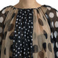 Elegant Polka Dot Silk Blouse