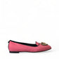 Elegant Moiré Audrey Slippers with Bejeweled Heart