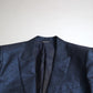 Metallic Blue Martini Slim Fit Suit
