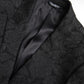 Sophisticated Black Two-Piece Martini Suit
