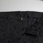 Sophisticated Black Two-Piece Martini Suit
