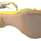 Enchanting Yellow Ankle Strap Sandals