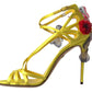 Enchanting Yellow Ankle Strap Sandals