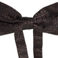 Elegant Silk Brown Bow Tie