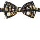 Elegant Black Silk Bow Tie