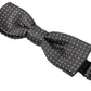 Elegant Silk Black Bow Tie