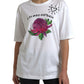 Chic Round Neck Cotton Tee