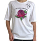 Chic Round Neck Cotton Tee