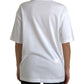Chic Round Neck Cotton Tee