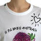 Chic Round Neck Cotton Tee
