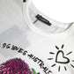 Chic Round Neck Cotton Tee