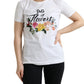 Elegant Floral Crew Neck Tee