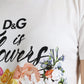 Elegant Floral Crew Neck Tee