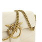 Elegant White Quilted Leather Shoulder Bag