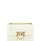 White Leather Love One Mini Shoulder Bag