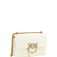 White Leather Love One Mini Shoulder Bag