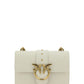 Elegant White Mini Calfskin Shoulder Bag
