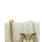 Elegant White Mini Calfskin Shoulder Bag