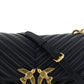 Elegant Black Quilted Leather Shoulder Bag