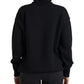 Elegant Floral Knitted Wool-Cashmere Sweater