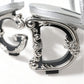 Silver Elegance Ankle Strap Sandals