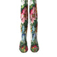 Floral Brocade Knee High Boots