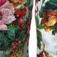 Floral Brocade Knee High Boots