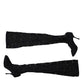 Elegant Black Stretch Sock Boots