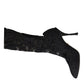 Elegant Black Stretch Sock Boots