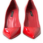 Elegant Red Patent Leather Heels