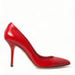 Elegant Red Patent Leather Heels