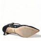 Elegant Black Taormina Lace Heels