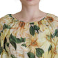Elegant Floral Silk Pleated Maxi Dress