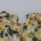 Elegant Floral Silk Pleated Maxi Dress