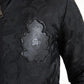 Elegant Full Zip Black Sweater