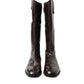 Elegant Dark Brown Knee High Rider Boots