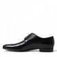 Elegant Men's Leather Lace-Up Derby Shoes
