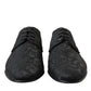 Elegant Jacquard Lace-Up Derby Dress Shoes