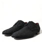 Elegant Jacquard Lace-Up Derby Dress Shoes